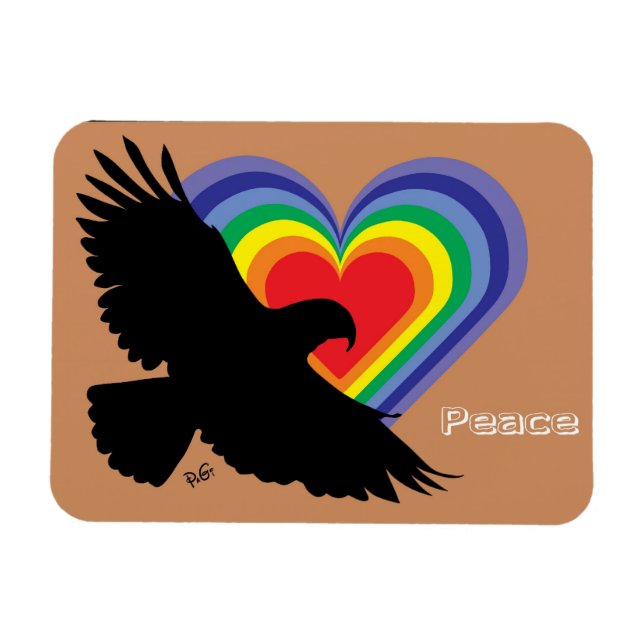 Peace Premium Flexi Magnet (Horizontal)