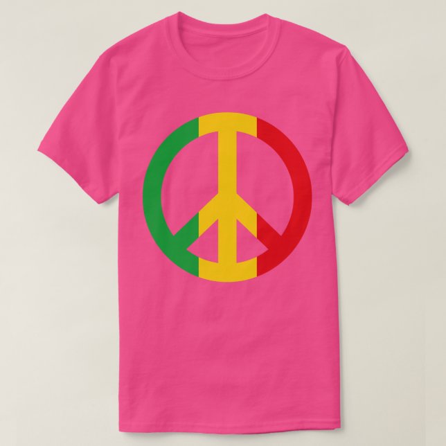 Peace Rasta Sign T-Shirt (Design vorne)