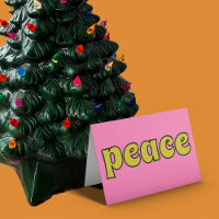Peace Retro Pink und Lime Green