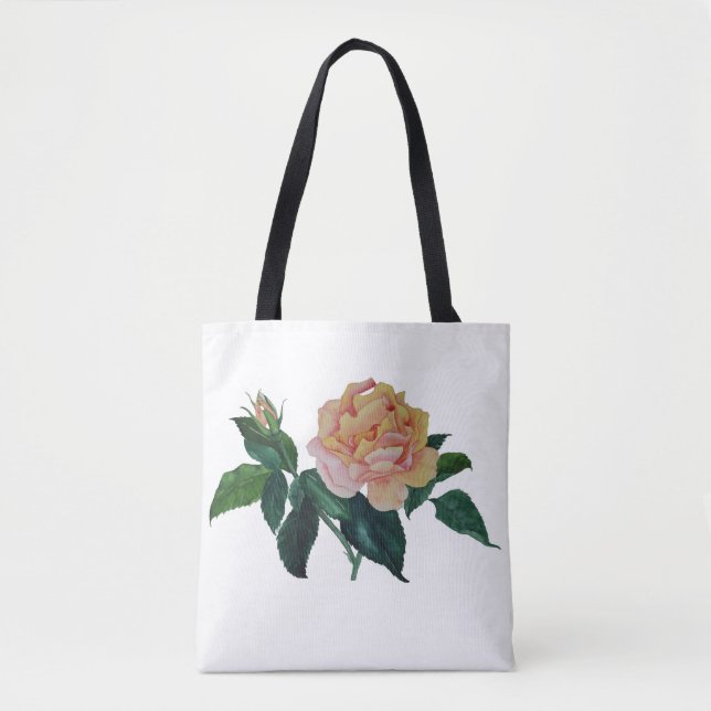 Peace Rose Tote Bag Tasche (Vorderseite)