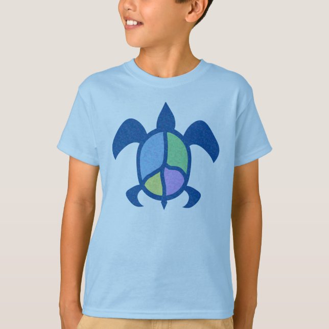 Peace Sea Turtle Shirts (Vorderseite)