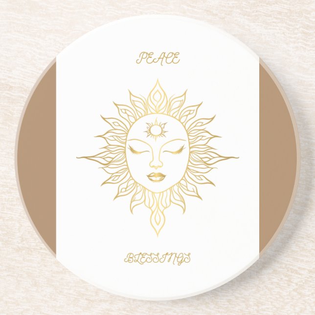Peace & Segen Untersetzer (Vorne)