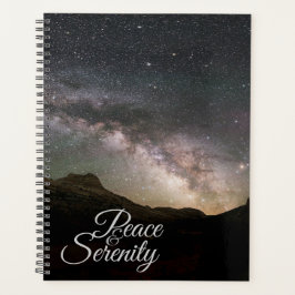 Peace & Serenity Mountain Night Sky Planer