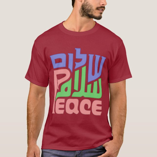 Peace Shalom Salaam Shirt (Vorderseite)