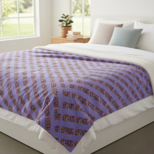 Peace Sherpa Blanket Sherpadecke