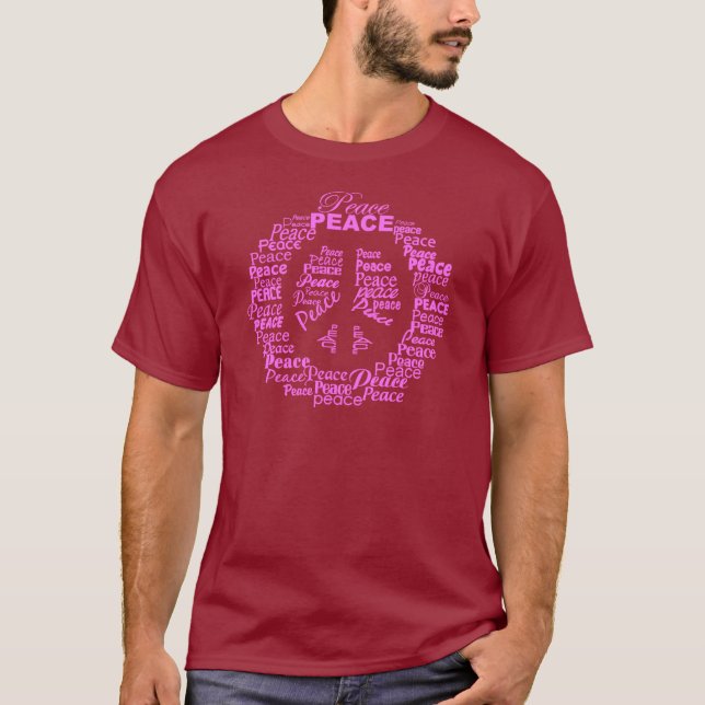 Peace Shirt - wählen Sie Stil & Farbe (Vorderseite)