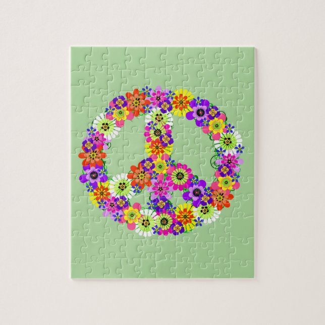 Peace Sign Floral (Vertikal)