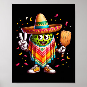 Peace Sign Hand Funny Cinco De Mayo Picklell Poster