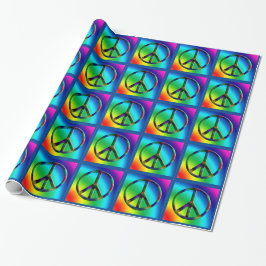 Peace Sign Hippie Gift Wrap Geschenkpapier