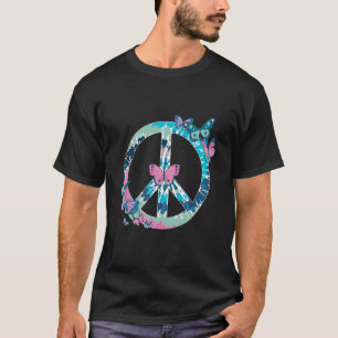 Peace Sign Hübsch Hippie New Age Peace Retro 70er T-Shirt