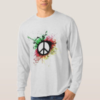 Peace Sign in Color T-shirt homme