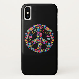 PEACE SIGN LIEBE 60er 70er Gefärbte Krawatte Hippi Case-Mate iPhone Hülle