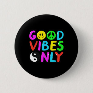 PEACE SIGN LIEBE 60er 70er Groovy Hippie Kostümhal Button
