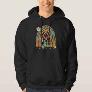 PEACE SIGN LIEBE 60er 70er Groovy Hippie Kostümhal Hoodie