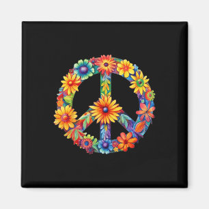 Peace Sign Liebe 60er 70er Groovy Hippie Kostümhal Magnet