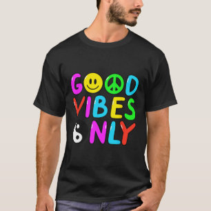 PEACE SIGN LIEBE 60er 70er Groovy Hippie Kostümhal T-Shirt
