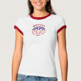 Peace Sign Patriotic T-Shirt