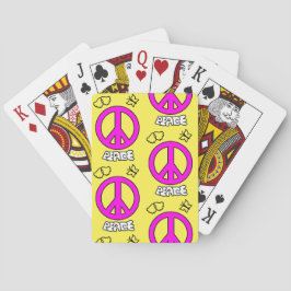 PEACE SIGN PATTERN, SPIELKARTEN