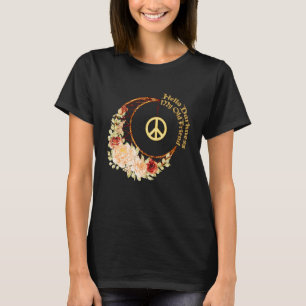 Peace Sign Positive Vibe Colorful T-Shirt