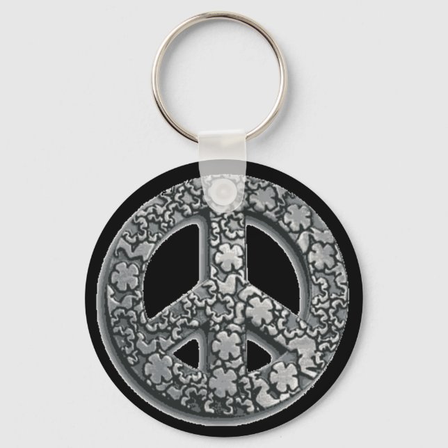 Peace Sign Schlüsselanhänger (Vorderseite)