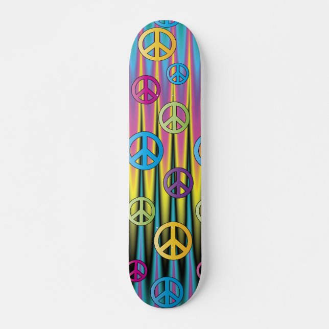 Peace Sign Skateboard (Vorne)