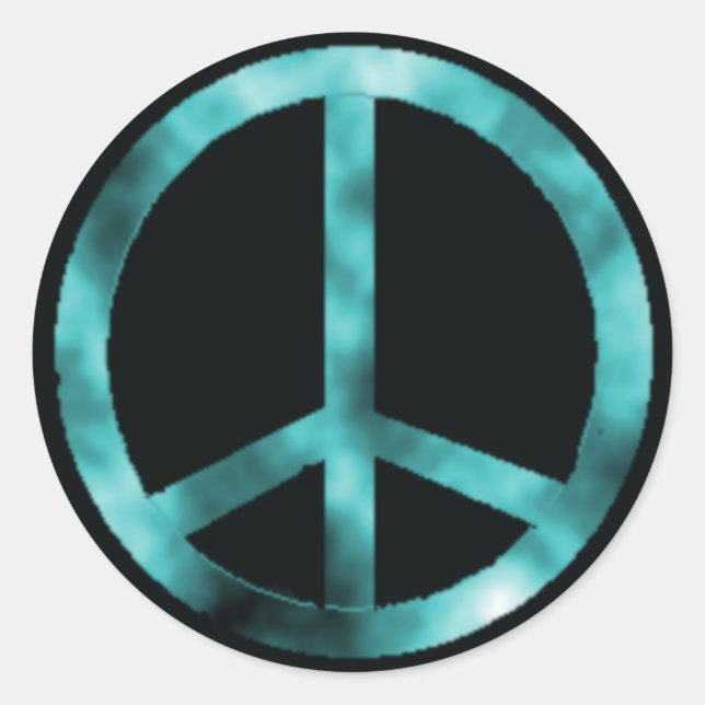 Peace Sign Stickers (Vorderseite)