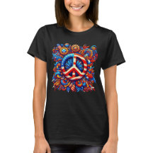 Peace Sign-USA-4. Juli-Groovy