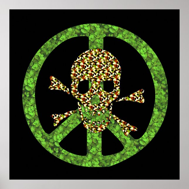 Peace Skull Poster (Vorne)