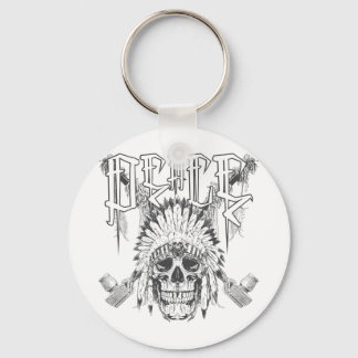Peace Skull Schlüsselanhänger