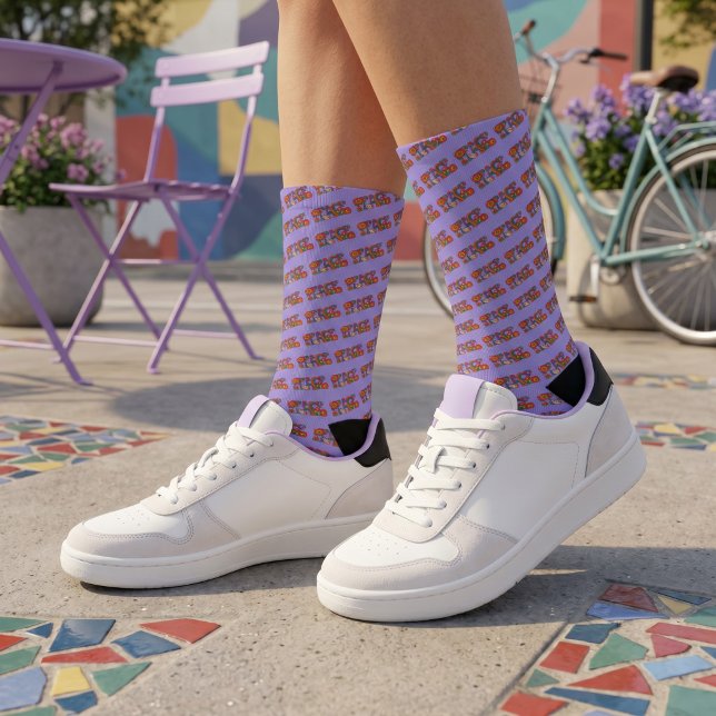 Peace Socks Socken (Von Creator hochgeladen)