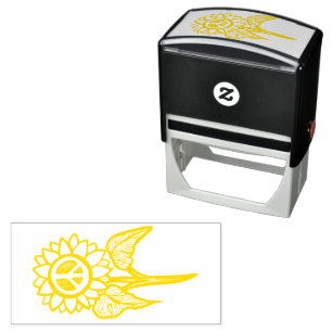 Peace Sunflower Garden Sunflown Gardens Permastempel