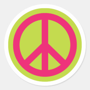 Peace Symbol 01 Aufkleber