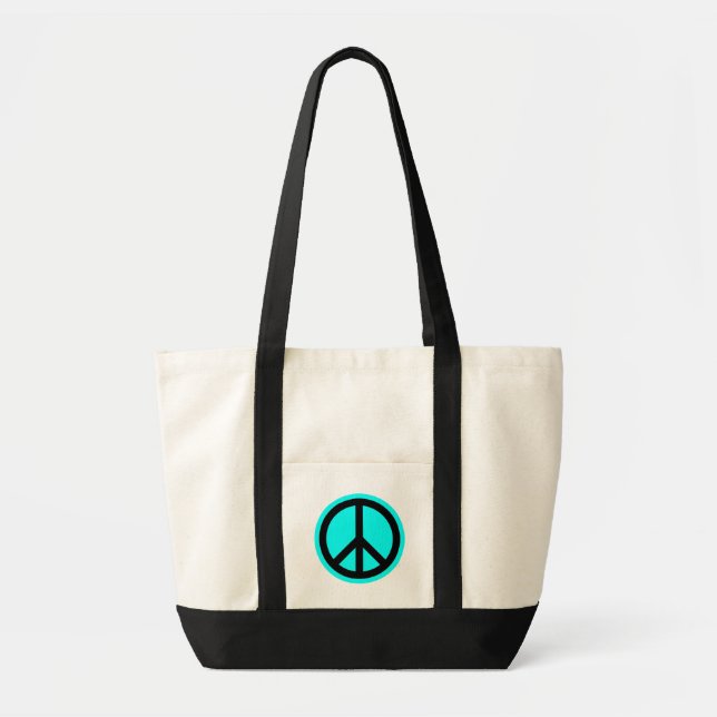 Peace Symbol Bag Tragetasche (Vorne)