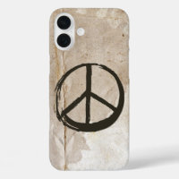 Peace Symbol Hippie Liebe 1960er Sign Mud Soiled