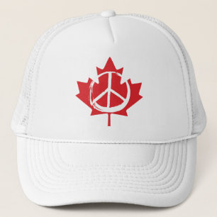 Peace Symbol Kanada ist nicht an die USA zu verkau Truckerkappe