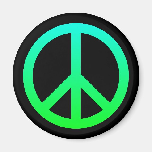 Peace Symbol Magnet (Vorne)