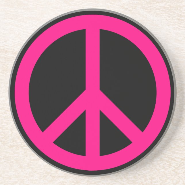 Peace Symbol Untersetzer (Vorne)