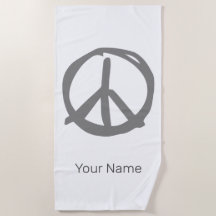 Peace Symbol Vintag Sign for Friedlich Hippie