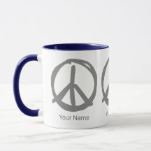 Peace Symbol Vintag Sign for Friedlich Hippie