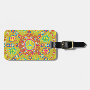 Peace Symbols Design Gepäckanhänger