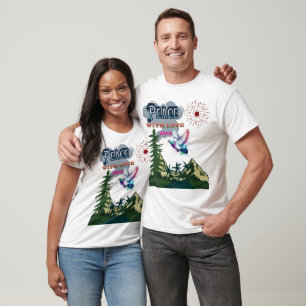 Peace T - Shirt - Minimalistisches Calm Quote Shir