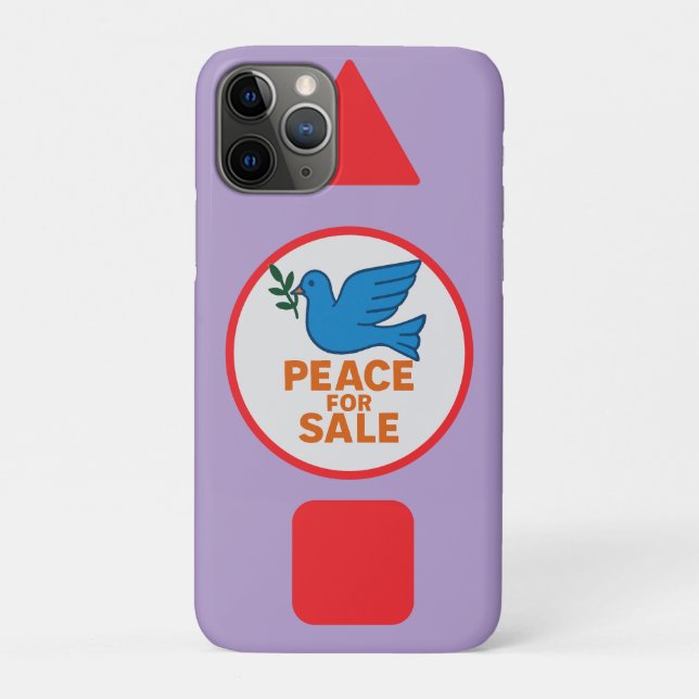 Peace theme designed phone case (Rückseite)
