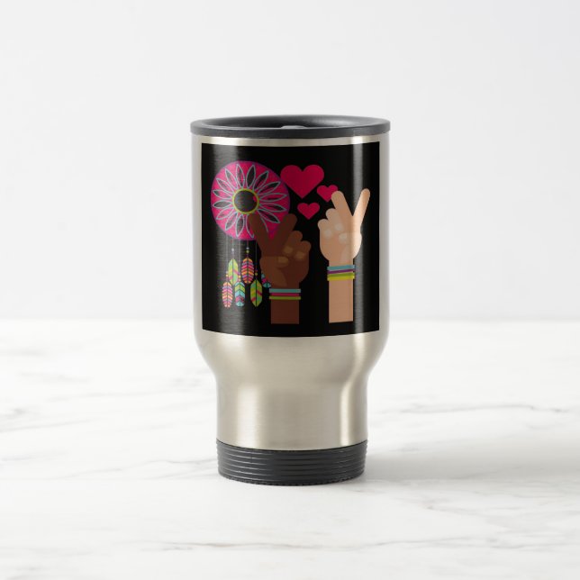 Peace Travel Mug Reisebecher (Mittel)