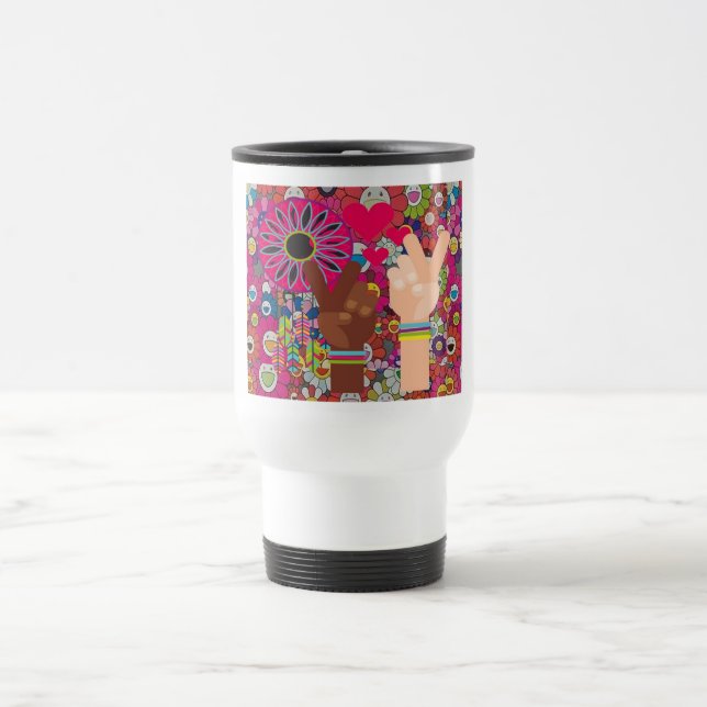 Peace Travel Mug Reisebecher (Mittel)