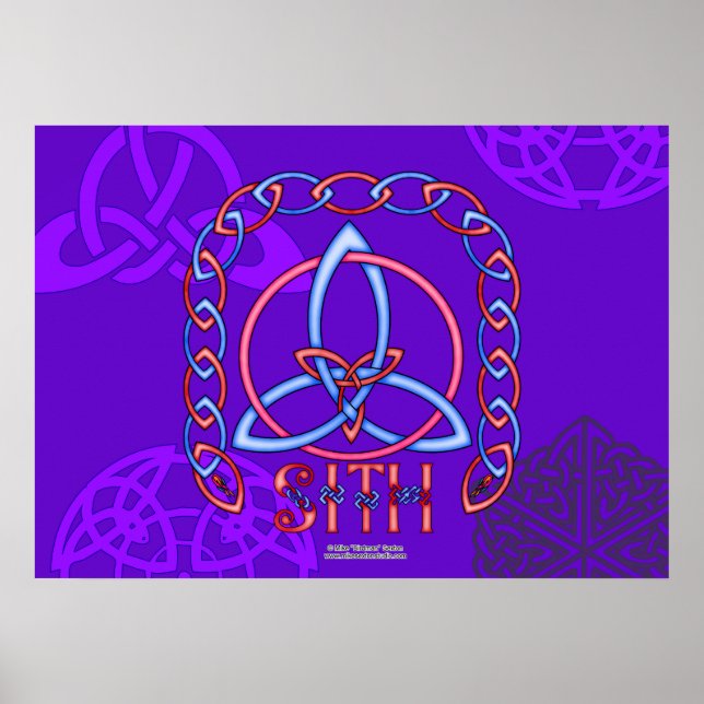 Peace Triquetra Poster (Vorne)