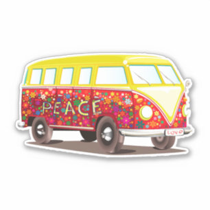 Peace van aufkleber