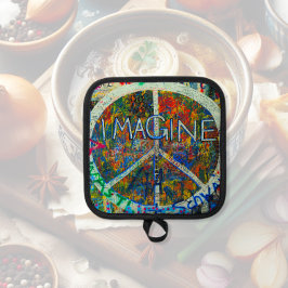 Peace Wall Art Topflappen