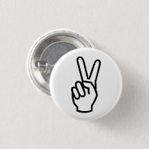 Peace white black hand - Moderne Grafik