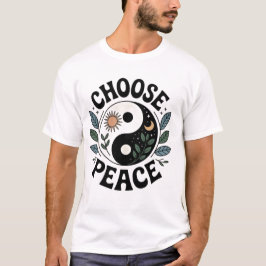 Peace Yin Yang T - Shirt auswählen