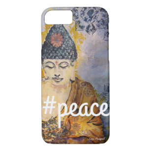 #Peace Zen-Buddha-Aquarell-Kunst-Telefon-Kasten Case-Mate iPhone Hülle